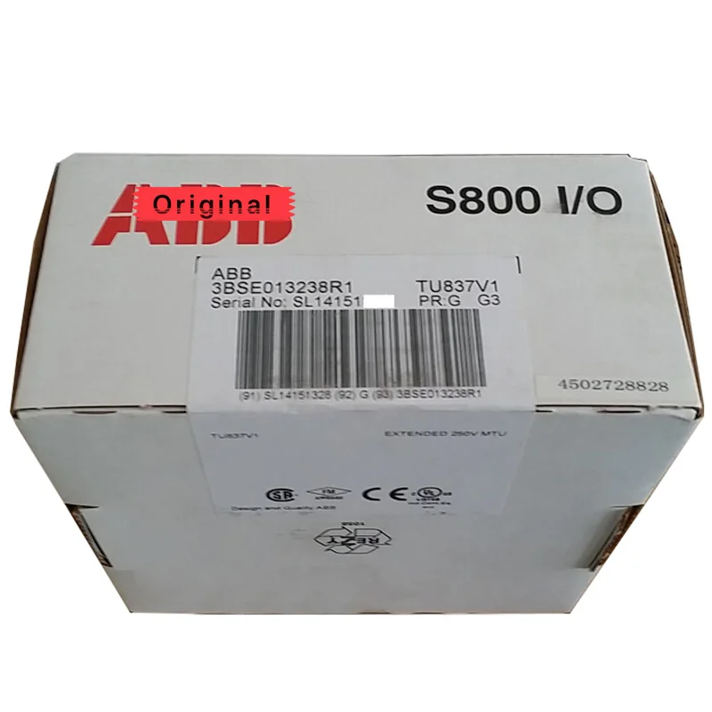 

Оригинальный заводской агент, новый оригинальный TU837V1 3BSE013238R1