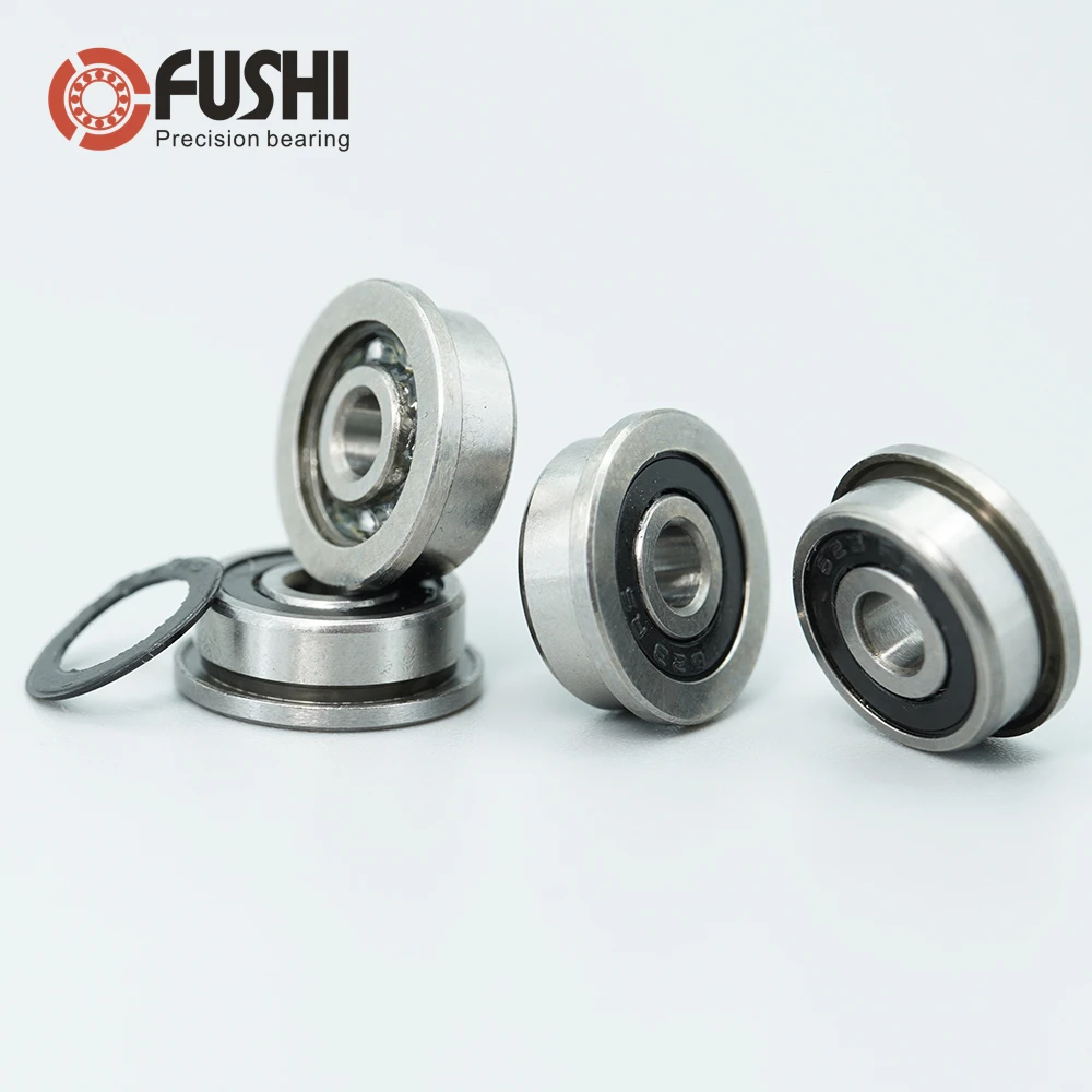 F623RS подшипник 3*10*4 мм ABEC 7 10 шт F623 2RS фланцевые шарикоподшипники для VORON 0 движения
