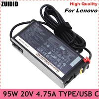 20v 4 75a charger 95w type c adlx95ylc3a laptop adapter for lenovo y740s 15irh y9000x t480s y740s s1 s2 x1 tablet 2017 yoga 14s