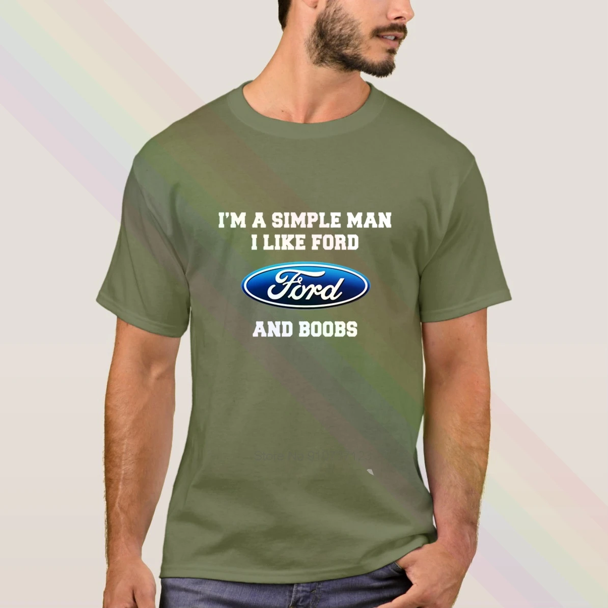 Я простой человек мне нравится футболка Ford And Boobs 2020 новейший Летний мужской