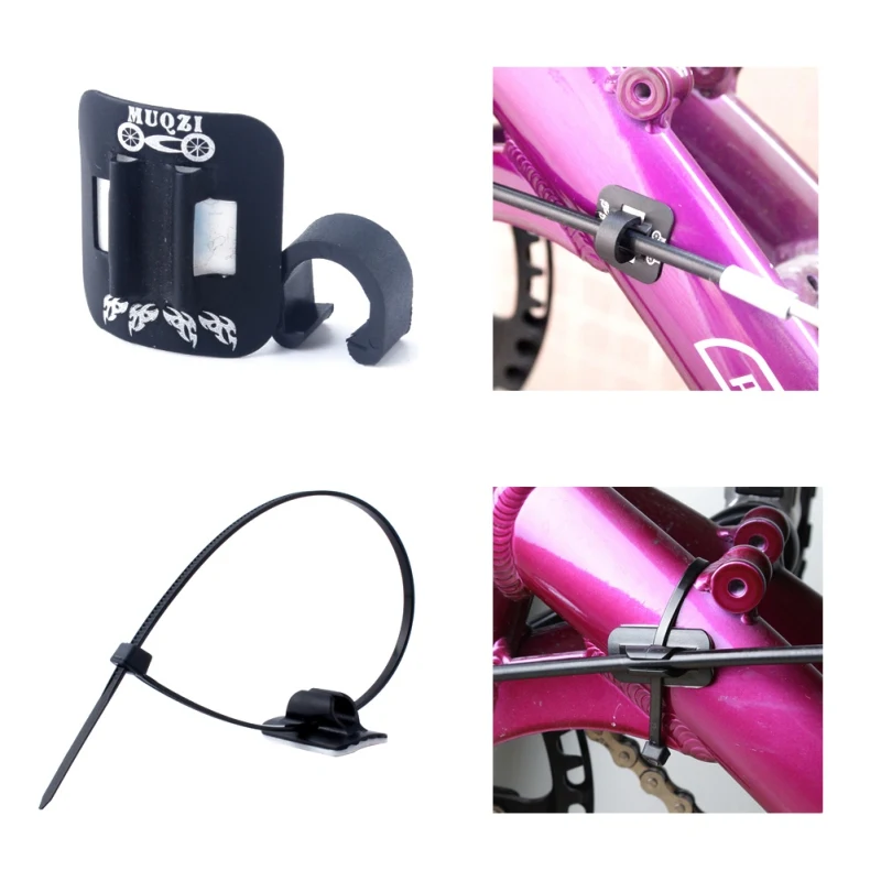 Велосипед переключения тормоза фиксированный кабель зажим место для