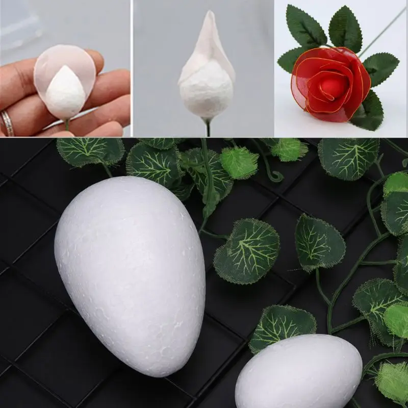 

Egg Ball Modeling Polystyrene Styrofoam Foam For DIY Easter Christmas Gifts Party Supplies Decoration 3/6/8/12cm P82C