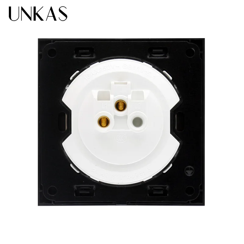 UNKAS Новое поступление Золотая кристаллическая стеклянная панель 1 комплект