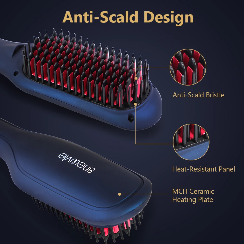 Ионные выпрямители многофункциональная расческа для волос керамический нагрев