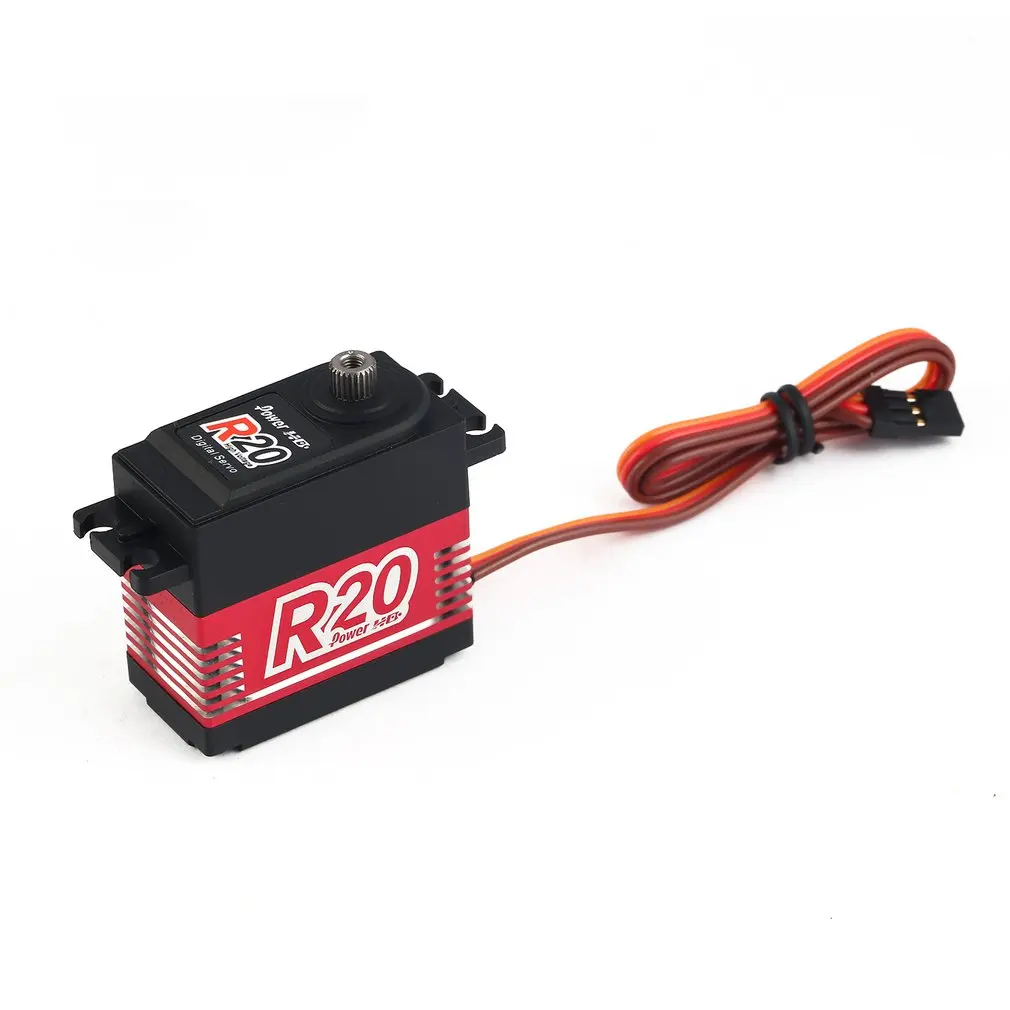 

POWER HD R20 Alloy Gear Digital Coreless High Voltage Servo with 20kg High Torque for RC Remote Control Car Boat Ship
