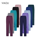 Удобные и высококачественные Штаны унисекс для медсестер, однотонные, легкие, для лаборатории, салона красоты, медсестры, аксессуары для спа