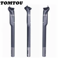 tomtou carbon fibe bike seat post tube seatpost bicycle mtb road xxx cycling offset 5mm diameter 27 2mm 30 8mm 31 6mm
