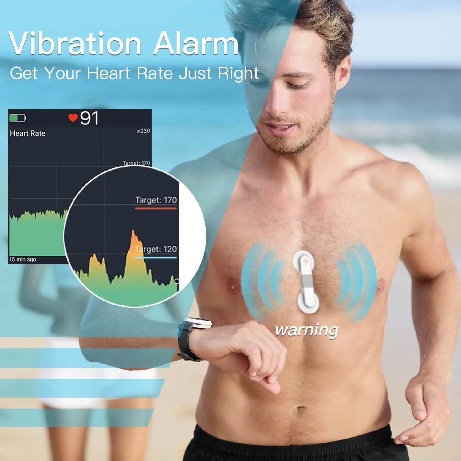 ANT + протокол Bluetooth EKG монитор сердечного ритма Беспроводная ЭКГ машина для