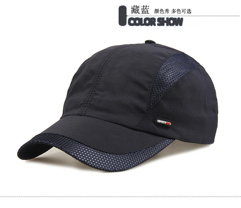 

Ultra-thin Mesh Breathable Baseball Cap Sunhat Men Women Dad Hat Hip Hop Adjustable Curved Autumn Sports Outdoor Accessory