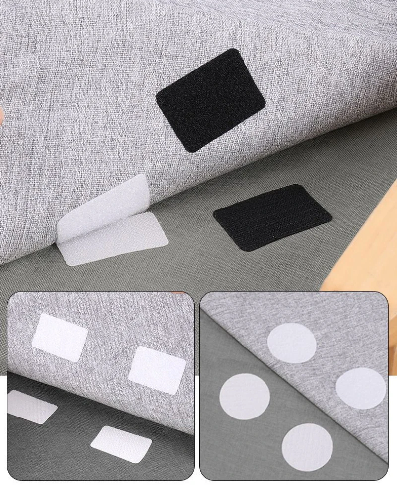 10 шт. крепкий самоклеящийся крюк и петля крепежная лента нейлоновая наклейка