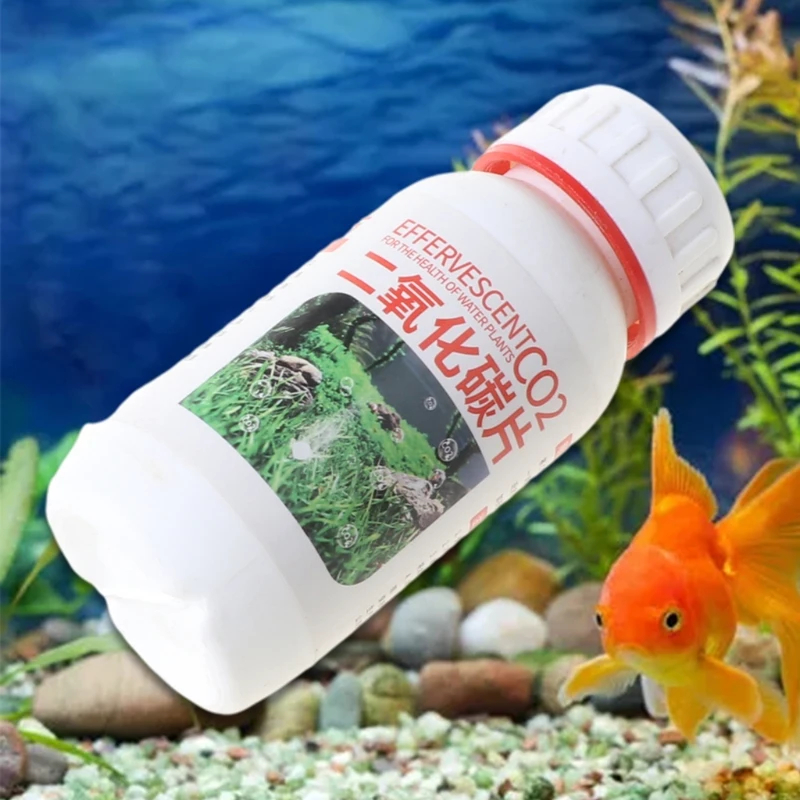

60Pcs Aquarium CO2 Tablet Carbon Dioxide Diffuser for Fish Tank Water Plants