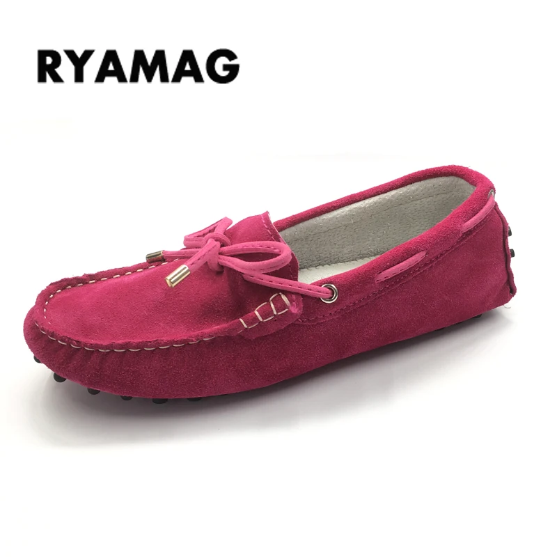 

women loafers flat Shoes 100% Genuine Leather Women Flats Shoes Casual espadrilles Slip On Women's Flats Shoes Moccasins Lady