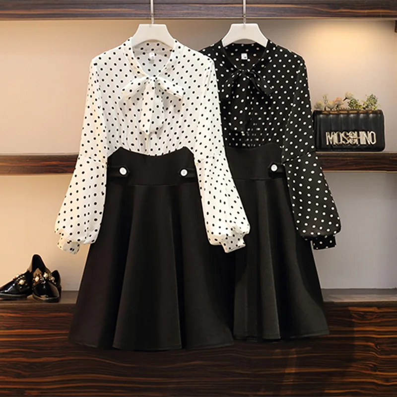 Платья в полоску с принтом - элегантные женские платья 2021 года с большими рукавами-лампасами, высокой талией и свободным кроем плюс-сайз из весенней ткани.