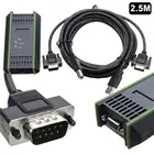 USB кабель адаптер для ПК 9Pin USB плоский супер мягкий кабель для программирования ПЛК кабель загрузки для S7-200300MPI 6ES7972-0CB20-0XA0 PLC Кабель для программирования