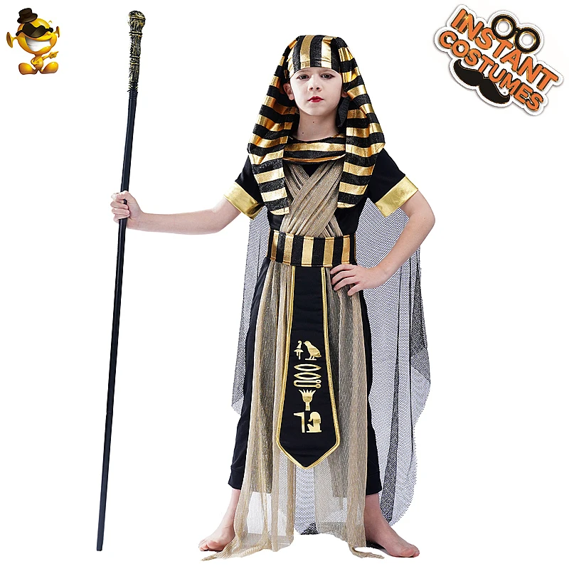 Пурим костюм для детей египетского фараона одежда костюмы Disgusie Хэллоуин