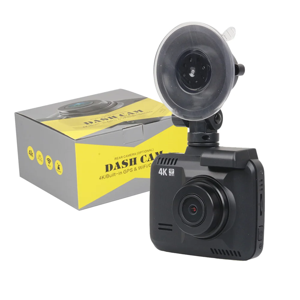 GS63H 4K Встроенный GPS WiFi Автомобильный видеорегистратор для транспорта с двумя