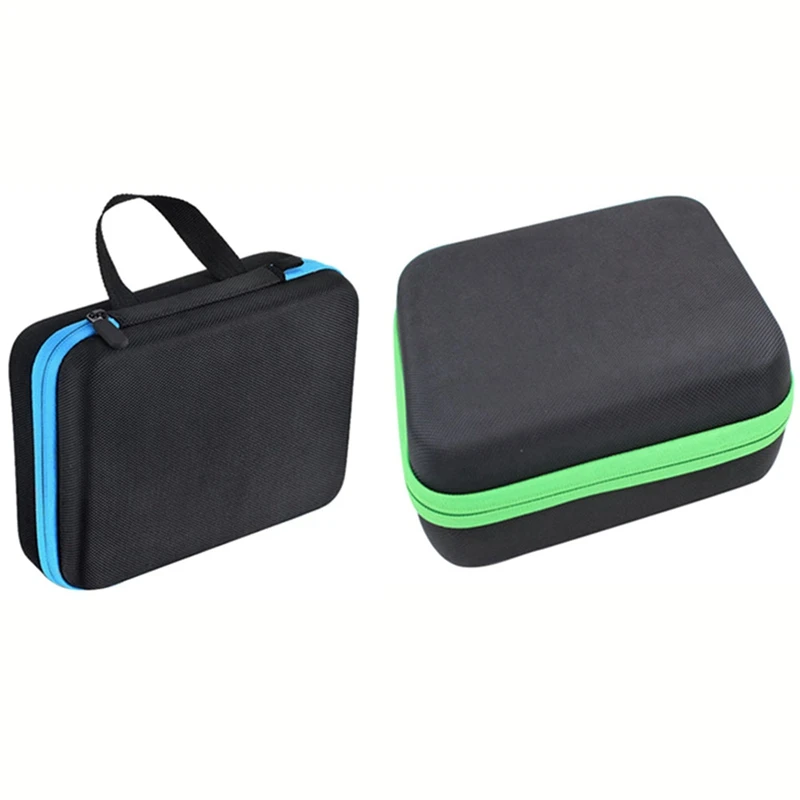 

2X Blue / Green 30 Bottle Essential Oil Box Protection 5ML 10ML 15ML Essential Oil Bag