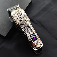 professional hair clippers mens electric trimmers cutting cordless beard shaver with large screen lcd display