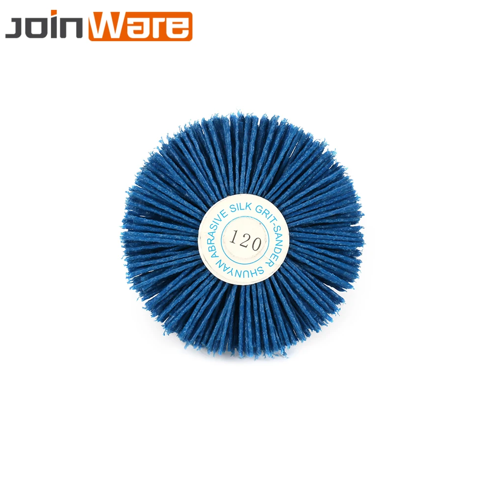 1 шт. 6 мм вал 80 абразивный провод шлифовальный круг нейлоновая щетина щетка для