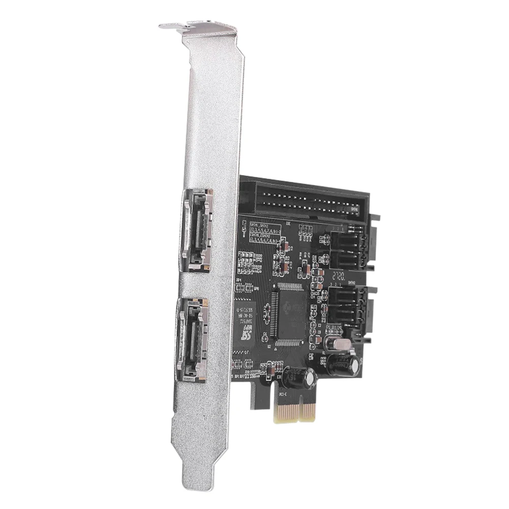 Плата расширения JMB363 PCI Express переходник PCI-E PCIe на 2 порта SATA IDE eSATA карты RAID