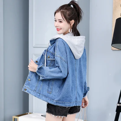 Женская ВИНТАЖНАЯ ДЖИНСОВАЯ КУРТКА ZQLZ размера плюс 4XL новинка 2020 Повседневная Свободная джинсовая куртка с