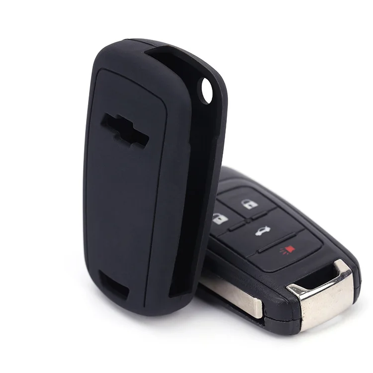 

Suitable for Chevrolet Maibaorui 4-button Car Key Case Soft Rubber Key Volando Cruze Protective Cover