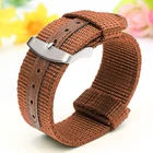 18 мм20 мм22 мм24 мм мужские военные нейлоновые наручные часы ремешок с пряжкой