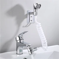 washing toilet bidet sprayer self cleaning faucet bathroom accessories handheld water tap sink tap washbasin wash hair tools