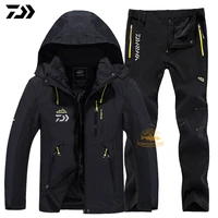 daiwa mens fishing waterproof clothing spring outdoor hiking hiking hunting cycling warm suit 2020 autumn fishing jacket l 5xl