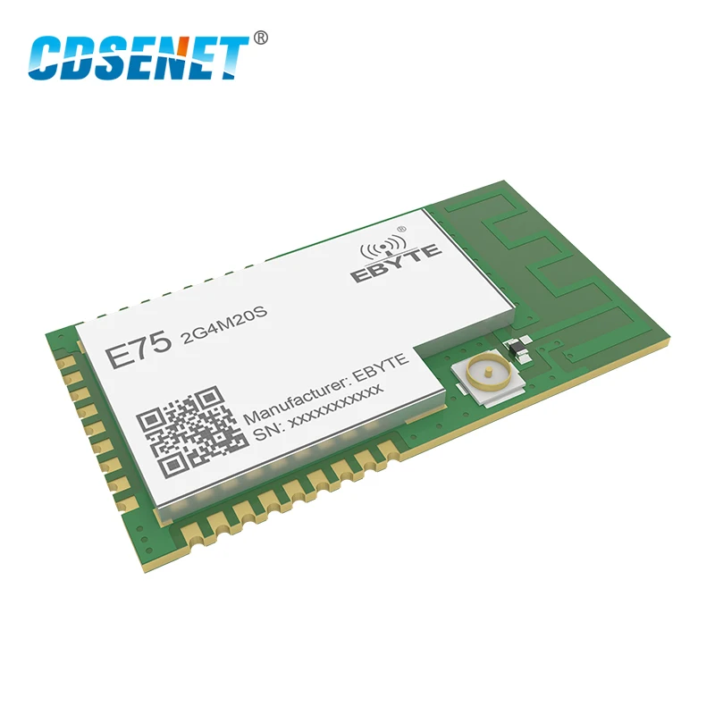 JN5168 Zigbee 2,4 ГГц 100 мВт беспроводной передатчик приемник CDSENET E75-2G4M20S SMD 20dBm PCB IPEX 2,4 ГГц радиочастотный приемопередатчик