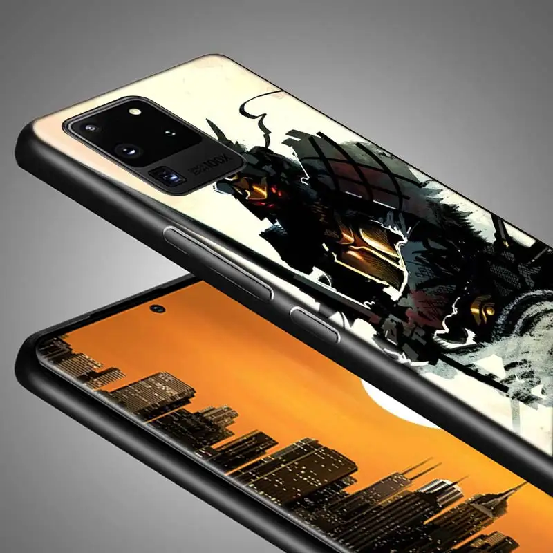 

Silicone Cover The samurai Ninja for Samsung S20 Ultra Plus A91 A81 A71 A51 5G A41 A31 A21 A21S A11 A01 Phone Case