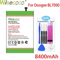 wisecoco bl7000 8400mah battery for doogee bl7000 phone high quality battery raplacementtracking number
