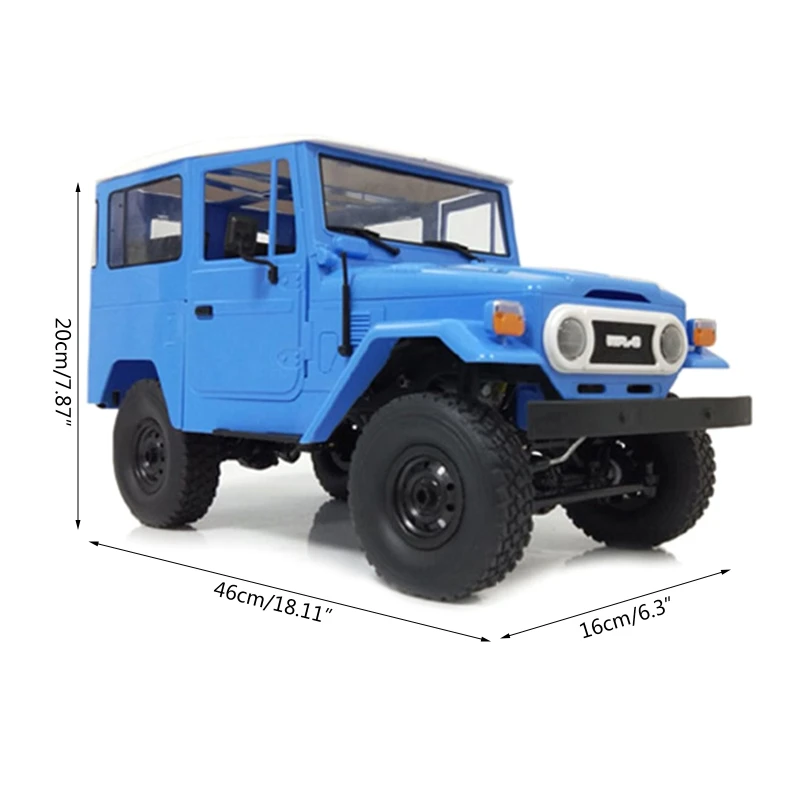 

WPL C34 KIT Version Metal 1:16 FJ40 4WD Climbing Off-road Truck Remote Control Car DIY Accessories