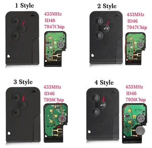 Пульт дистанционного управления для автомобиля, 433 МГц, OkeyTech, ID46, PCF7926, PCF7947