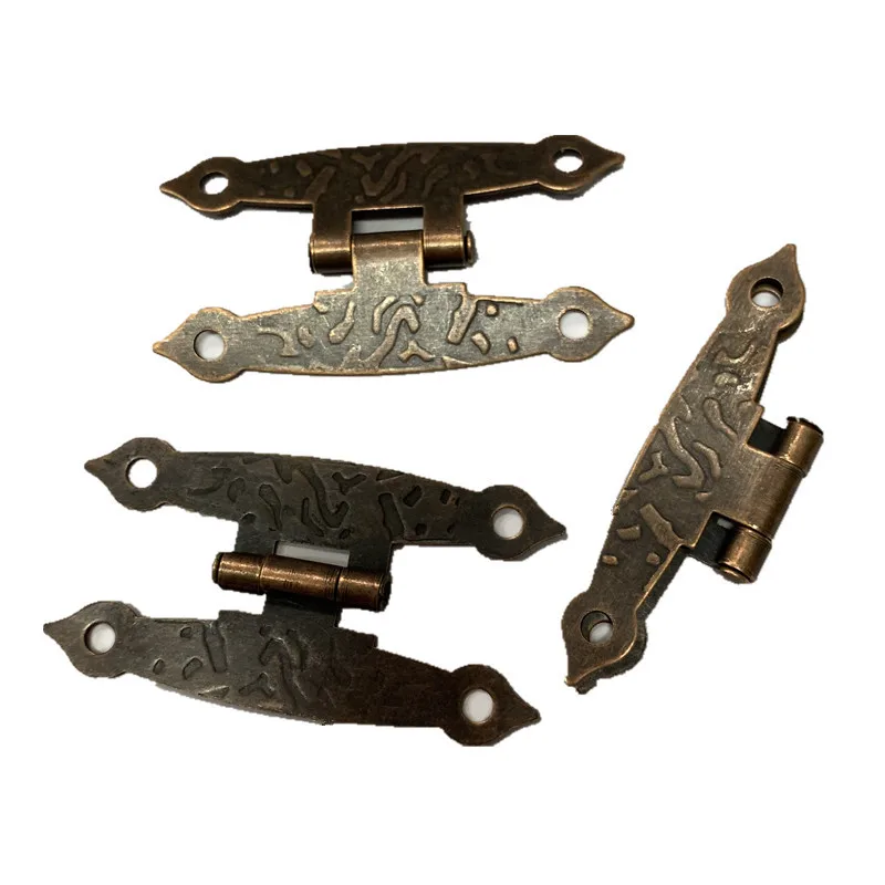 

20Pcs 65x33mm H Type Furniture Wooden Box Jewelry Box Hinge Hinge Sheet Metal Connection Piece Hardware Fittings