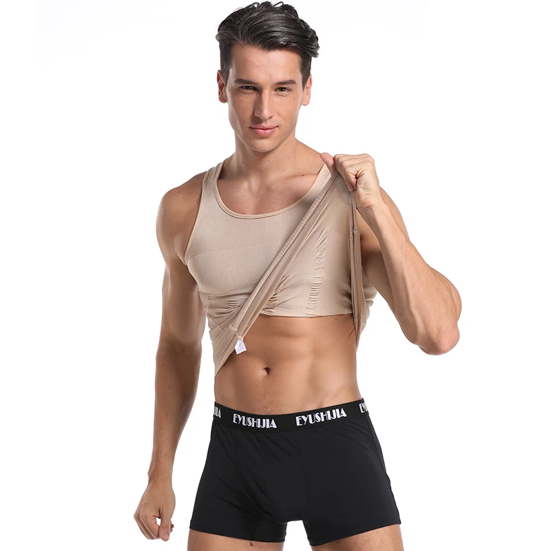 Be-In-shape мужской жилет для похудения форма тела r контроль живота осанка гинекомастия компрессионная рубашка Нижнее Белье Талии Тренажер корсет