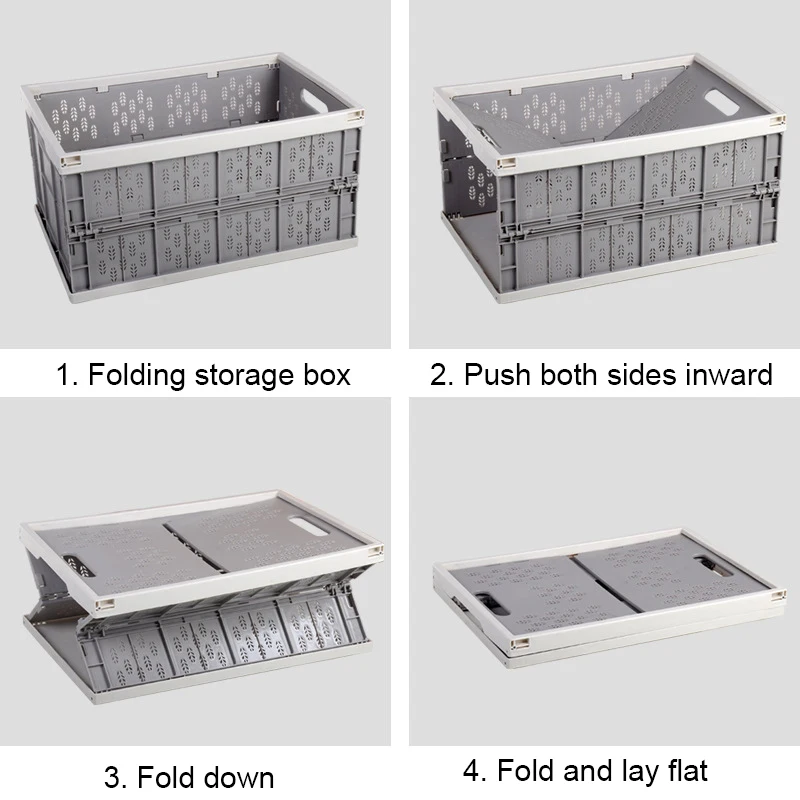 

2019 Auto Car Foldable Storage Box Car Organizer Multi-function Plastic Debris Storage Box Organizer CSL88