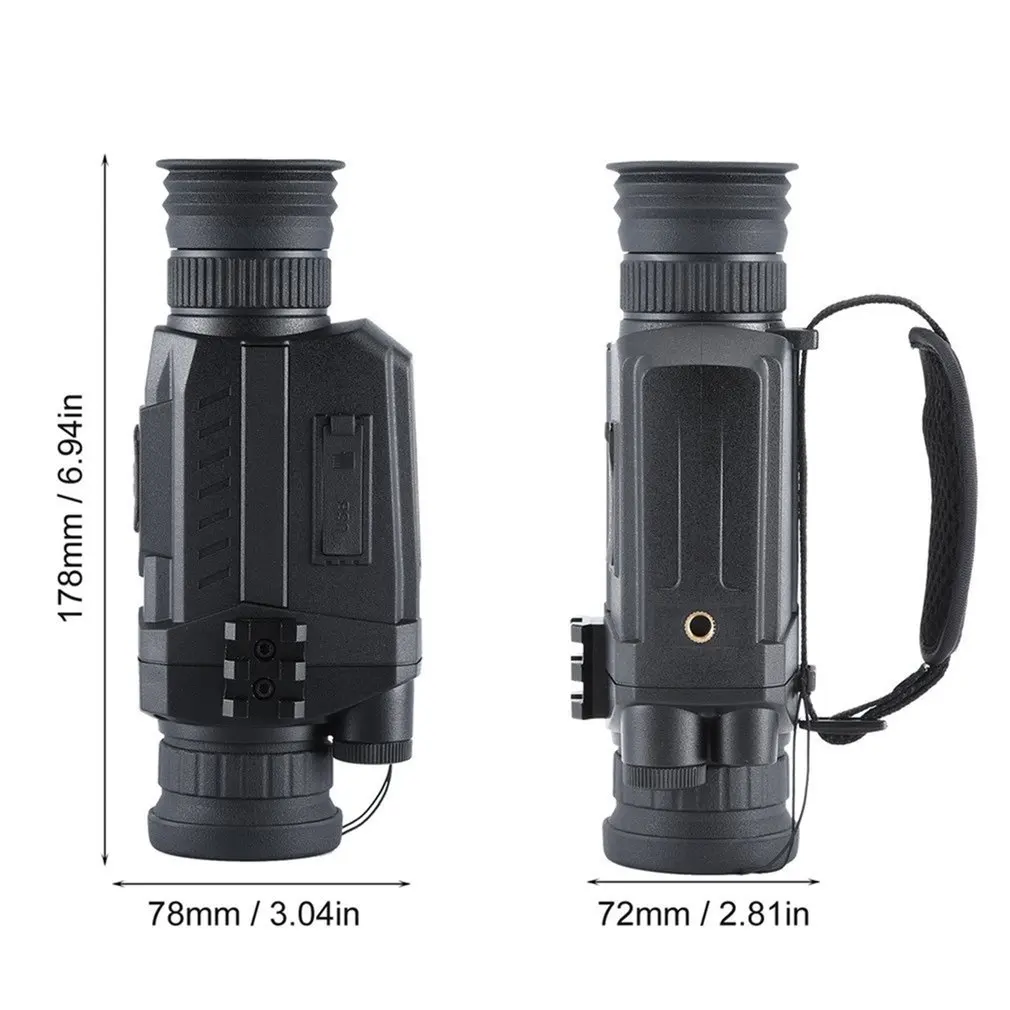 

Digital Night Vision Monoculars full dark DVR NIght Vision Scope 8X Optical Magnification Photo Video Hunting Cameras