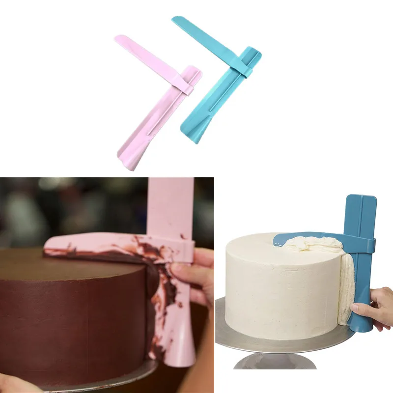 Скребок для торта гладкие шпатели мастики края Гладкие инструменты кухонные
