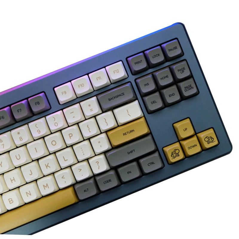 

Good Shading Shimmer Theme Keycaps 138 Pieces Similar XDA Profile PBT Sublimation For Mechanical Keyboard
