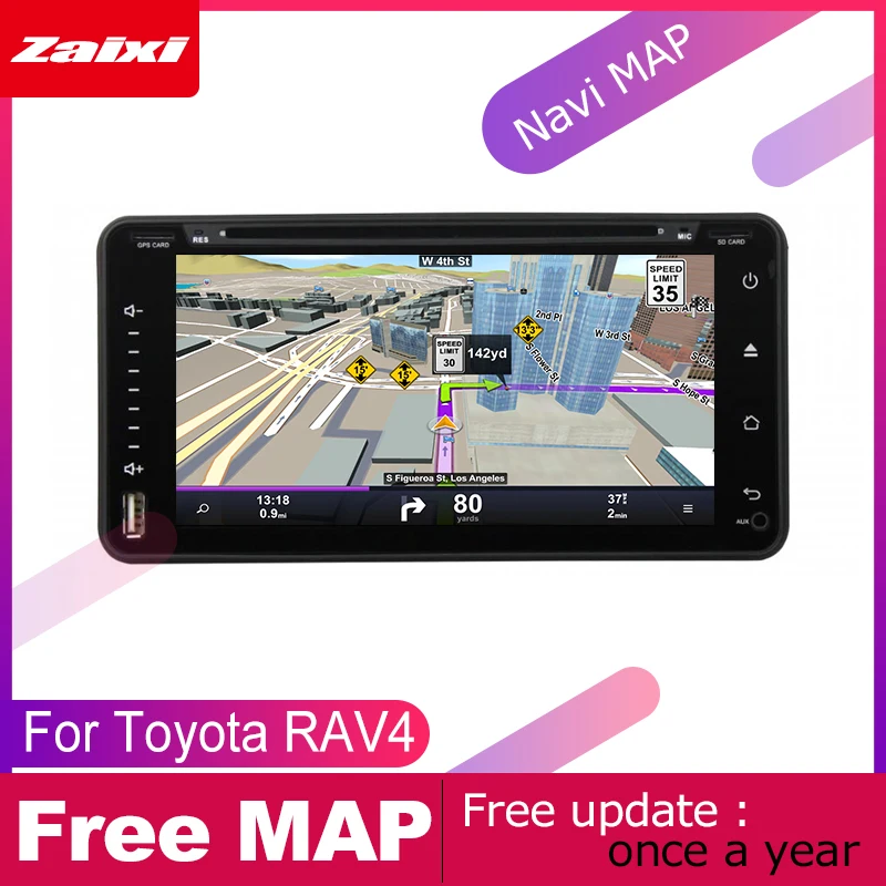 Автомобильный DVD-плеер с GPS навигацией Navi для Toyota RAV4 2000 2001 2002 2003 2004 2005