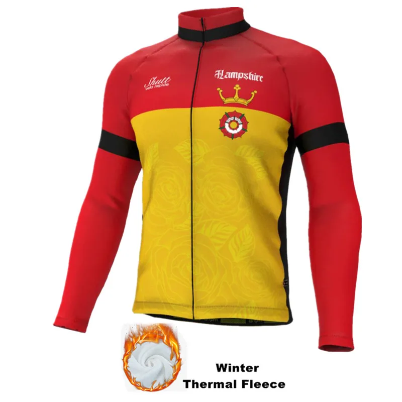 

2022 Winter Thermal Fleece Bicycle shirts Long Sleeve Cycling Jersey Men Clothing Pro Team Outdoor Bike Clothing Ropa Ciclismo