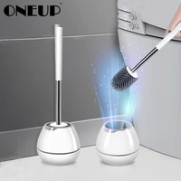 silicone tpr toilet brush wall mounted cleaning brush for bathroom household cleaning product bathroom accessories