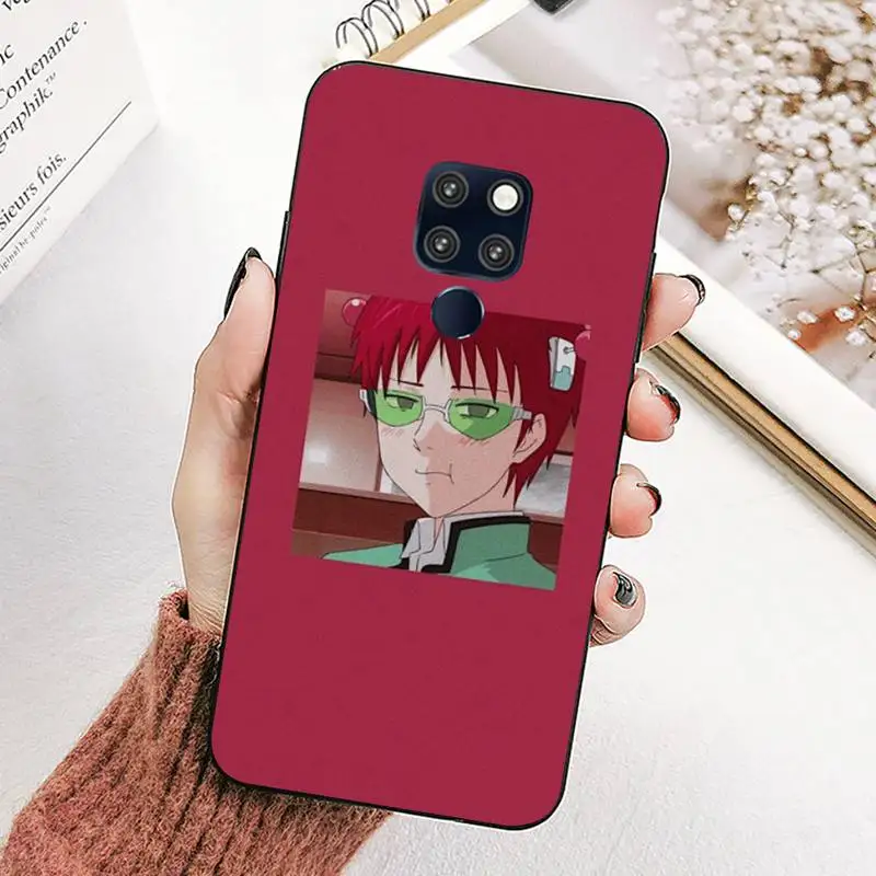 

The Disastrous Life of Saiki K Saiki Kusuo Poster Phone Case for huawei mate 10 20 lite pro X Honor play Y6 5 7 9 prime 2018