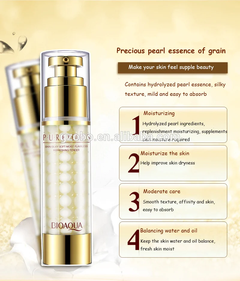 BIOAQUA чистое жемчужное отбеливание эссенция крем улучшает сухую кожу Увлажняющая