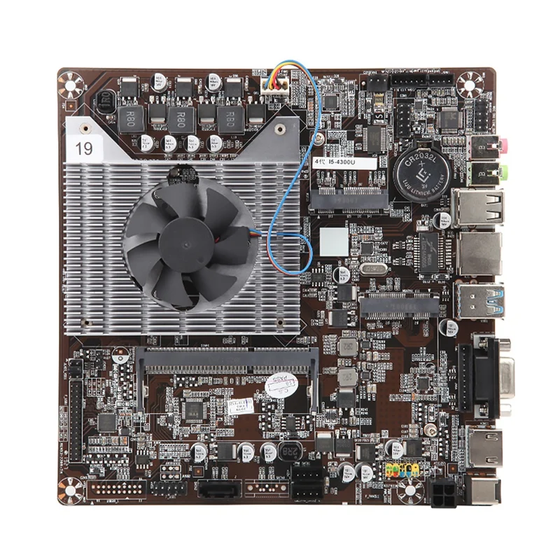 Встроенный компьютер материнская плата промышленного управления для Core I3-4100U DDR3