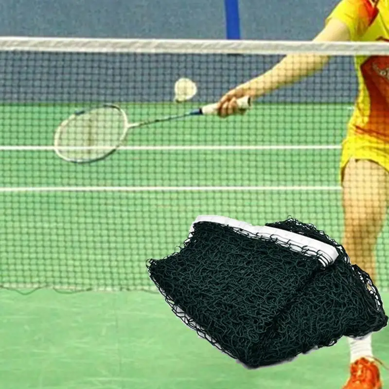 

Professional Sport Training Standard Badminton Net Outdoor Tennis Net Mesh Volleyball Net 6.1mX0.75m