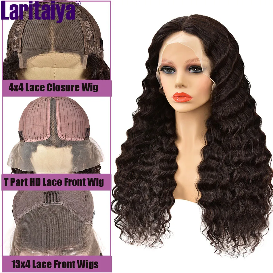 

Lace Front Human Hair Wigs For Women Loose Deep Wave HD Lace Front Wig Brazilian Loose Deep Curly Wig Long 30 Inch Short Bob Wig
