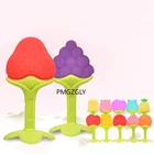 Силиконовые жевательные зубные щетки для ухода за зубами, 1 шт., бусины для кормления, подарок, детские игрушки, кольцо для прорезывания зубов в виде банана