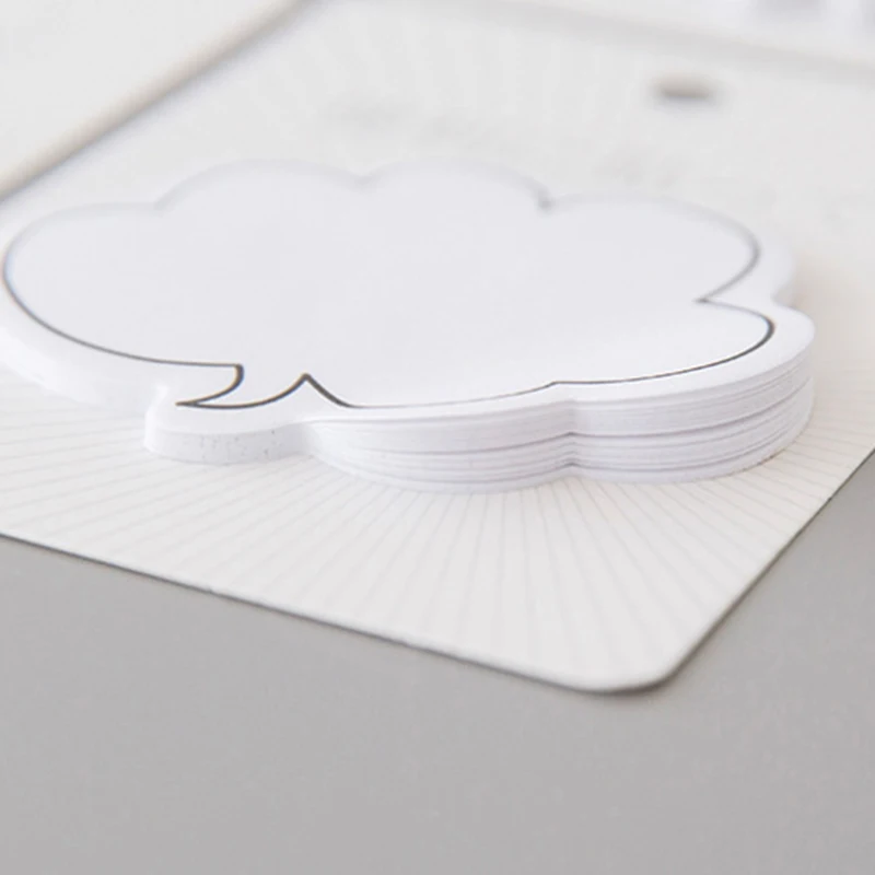 

2 Pcs Kawaii Creative Cartoon Dialog Box Stickers Weekly Plan Sticky Notes Post Memo Pad Korean Stationery School Supplies Gift